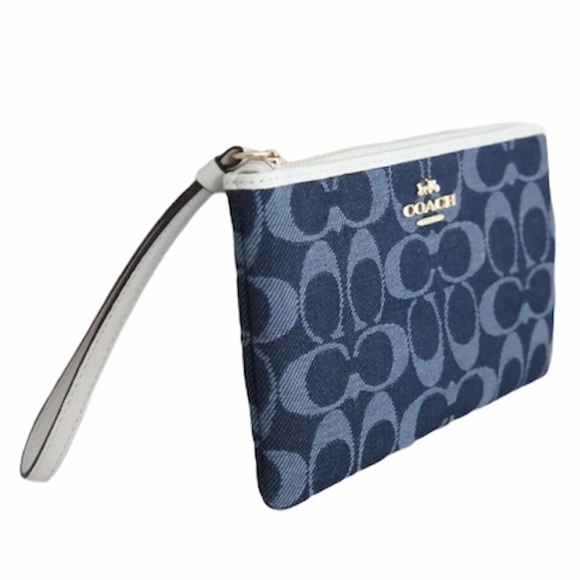 Coach Corner Zip Wristlet - Picture 4 of 4